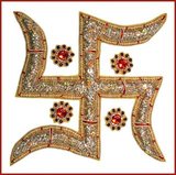 The earliest archaeological evidence of swastika-shaped ornaments dates back to the Indus Valley Civilization of Ancient India as well as Classical Antiquity. Swastikas have also been used in various other ancient civilizations around the world.<br/><br/>

The swastika remains widely used in Indian religions, specifically in Hinduism, Buddhism, and Jainism, primarily as a tantric symbol to evoke shakti or the sacred symbol of auspiciousness. The word 'swastika' comes from the Sanskrit, literally meaning 'to be good'.<br/><br/>

Despite the use of the name swastika for the Nazi hakenkreuz or 'hook cross', the South Asian swastika has nothing to do with National Socialism or Fascism.